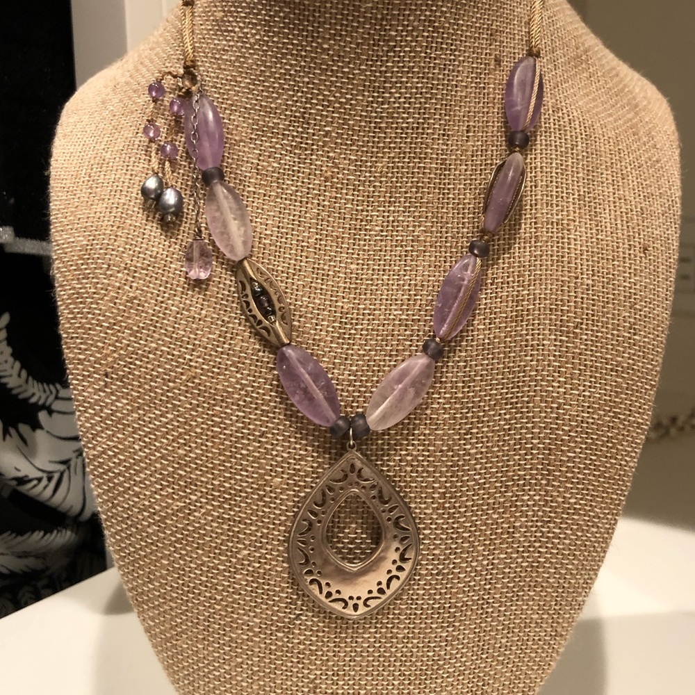 Retired-Silpada Amethyst Necklace